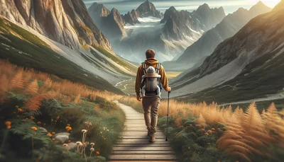 Porte bébé dorsal randonnée montagne : le guide complet 2026 - AI generated illustration